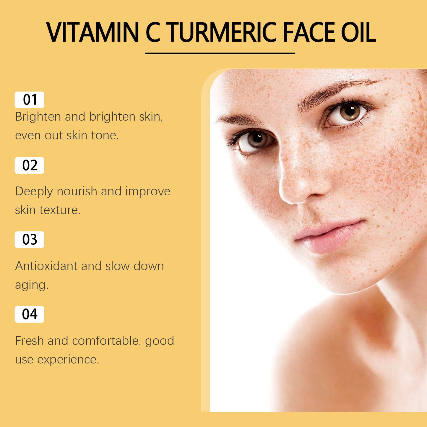 Vitamin C Turmeric Brightening Oil Vitamin C Moisturizing Face