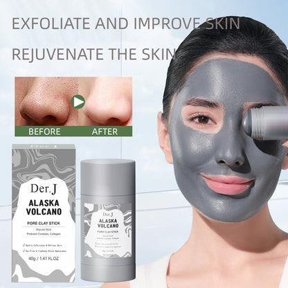 Volcanic Mud Clay Stick Cleansing Mask Pore Moisturizing